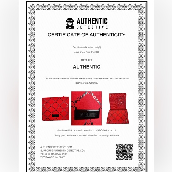 Moschino Cosmetic Bag NWOT - Picture 11 of 11